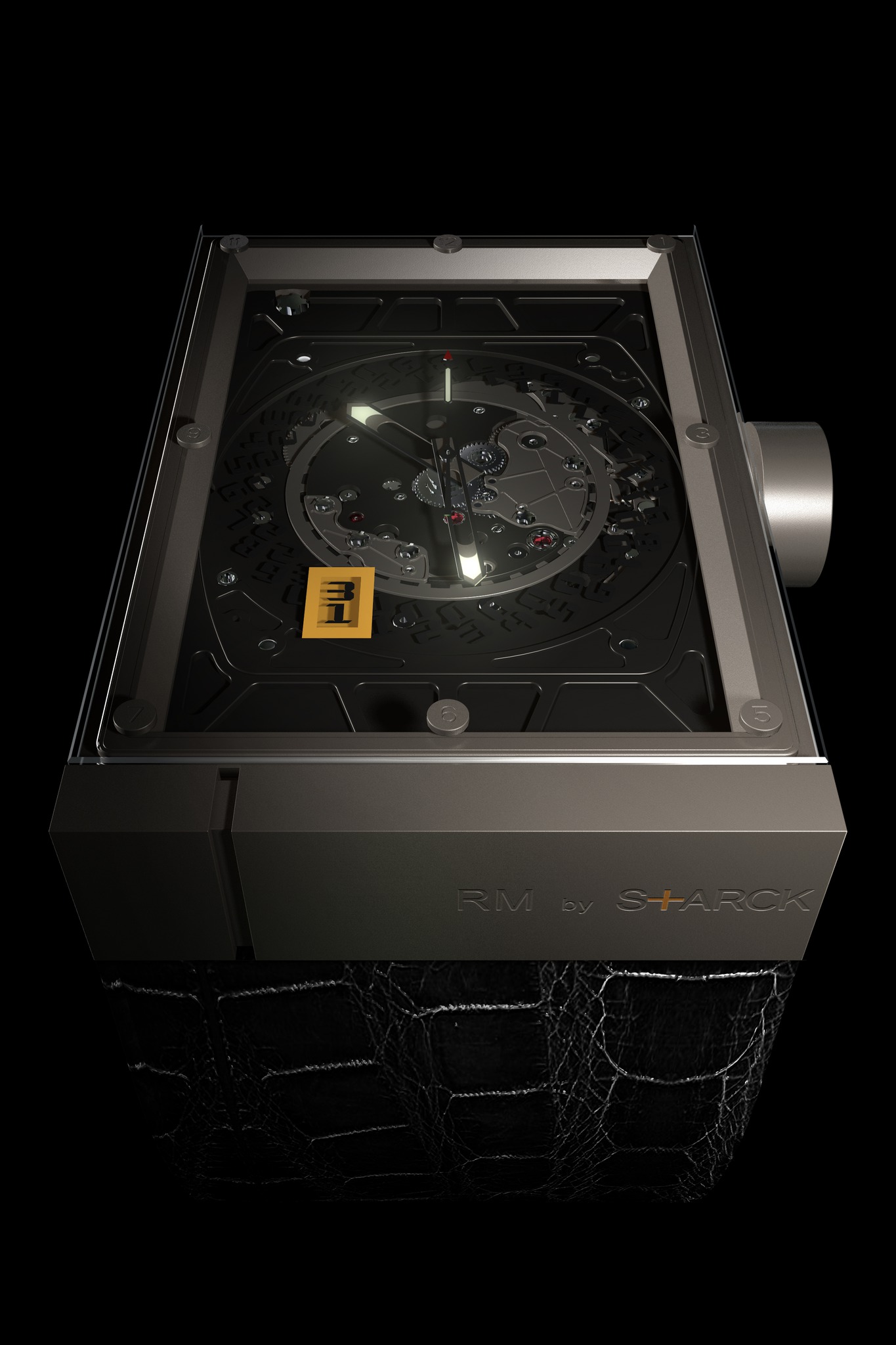 Replica Richard Mille RM 005 by Philippe Starck Only 2005 White Gold Watch Replica Richard Mille RM 005 by Philippe Starck Only 2005 White Gold Watch